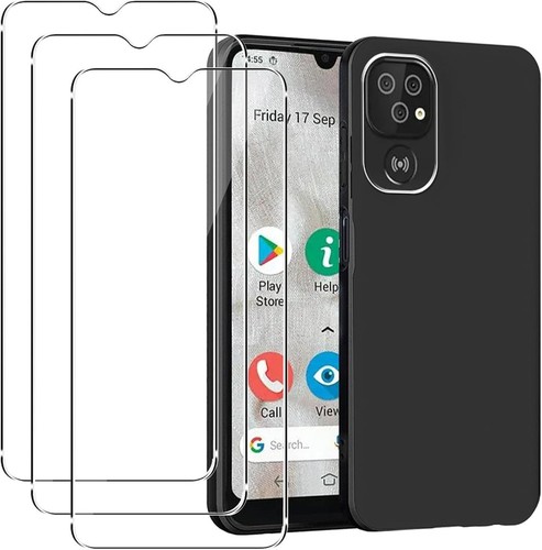 Black case for doro - black, 8100