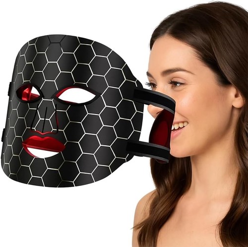 Led red light therapy - red, face