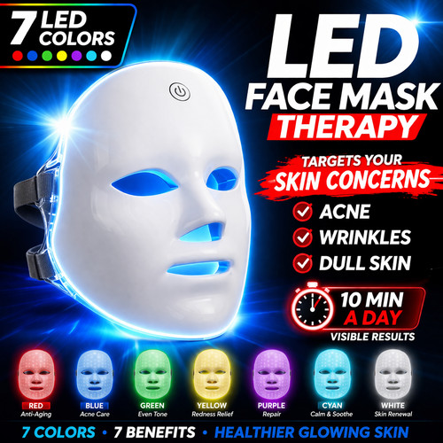 Color led face mask skin - 7,