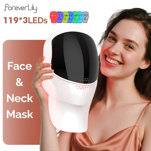 Colors led beauty mask red - 7,